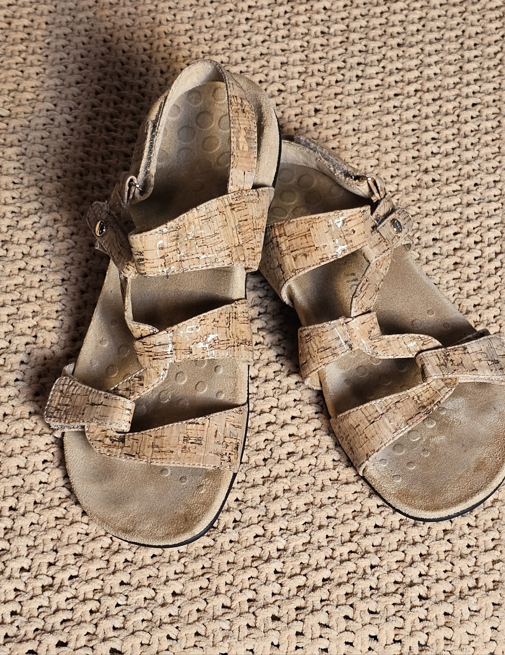 Vionic Cork Textured Women Sandals Size 8